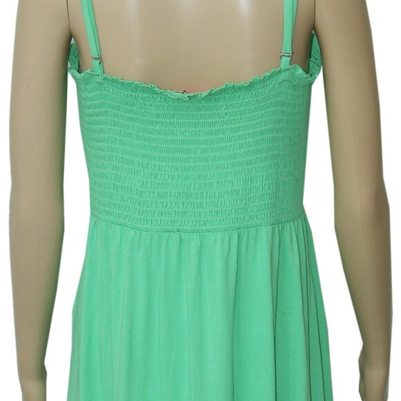 Lilly Pulitzer Modesto  Smocked Midi Dress Pom Pom Eyelet Embroidered XL - Picture 6 of 8